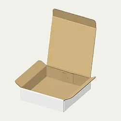 スタンプ台梱包用ダンボール箱 | 160×160×39mmでN式差込タイプの箱