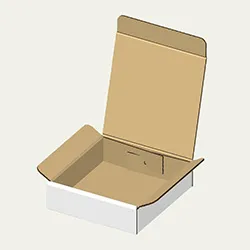 エコバッグ梱包用ダンボール箱 | 145×145×39mmでN式差込タイプの箱