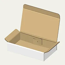 セカンドバッグ梱包用ダンボール箱 | 240×130×49mmでN式差込タイプの箱