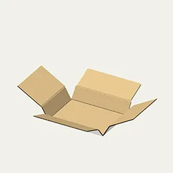 スモーク受皿梱包用ダンボール箱 | 199×149×44mmでたとう式タイプの箱