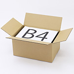B5版週刊誌の収納や発送に便利-みかん箱型ダンボール 1