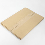 ジッパー付きで開封が簡単な厚み2cmのダンボール箱。定形外郵便(規格内)、クロネコDM便(ヤマトA4メール便)に対応 5
