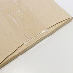 封緘作業がしやすい簡易ロック付き定形外郵便(規格内)、ゆうパケット対応ダンボール箱 | A5サイズ、厚さ1cm 4