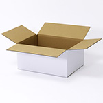 クロネコボックス（8）と同寸の無地白箱 2