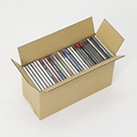 CDが約30枚入る発送に最適な60サイズのダンボール箱 1