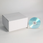 贈り物の梱包や商品の発送に便利な宅配50サイズ対応の白色ダンボール箱 2