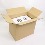 B3用紙が入る宅配160サイズ対応ダンボール箱（手穴付き） 0