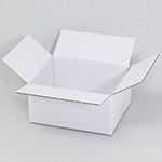 ギフトボックスに最適な宅配50サイズの両面白ダンボール箱（底面A5サイズ） 2