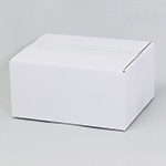 ギフトボックスに最適な宅配50サイズの両面白ダンボール箱（底面A5サイズ） 4