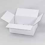 ギフトボックスに最適な宅配60サイズの両面白ダンボール箱（底面B5サイズ） 2