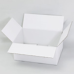 ギフトボックスに最適な宅配80サイズ(3辺70cm)の両面白ダンボール箱（底面A4サイズ） 2