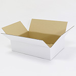 薄型商品の発送・梱包に最適。深さ100mmの表面白色で清潔感のある箱（底面B4サイズ） 3