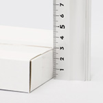 【A4/厚さ3cm/表面白】ゆうパケット、クリックポスト、定形外郵便で発送できる、梱包の簡単なタトウ式箱 7