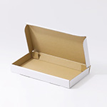 フリマ商品の発送に。個人間取引用ネコポス最小サイズのN式ダンボール箱（A4三つ折り・白） 3