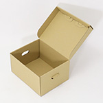 B6サイズに対応した収納ボックス(茶) 1