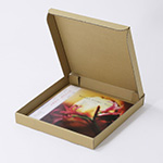 LPレコードやA4用紙が収まる深さ4cmの発送・梱包用ダンボール箱 1