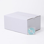 底面B3対応の白色ダンボール箱。通販商品の発送に便利なサイズです。 2