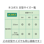 ネコポスの箱なら、どの定形サイズでも、フルカラーでも同じ価格！ 3