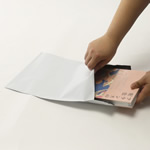 封かんテープ付きの宅配便対応ビニール袋（B5サイズ・白） 2