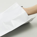 封かんテープ付きの宅配便対応ビニール袋（B5サイズ・白） 5