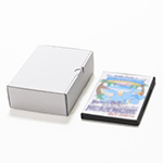 DVDケースが4枚入るサイズ・両面ホワイト｜定形外郵便、宅配60サイズ対応のダンボール箱 4