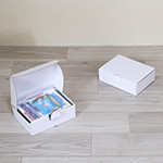 DVDケースが4枚入るサイズ・両面ホワイト｜定形外郵便、宅配60サイズ対応のダンボール箱 7