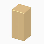 切花縦箱標準容器サイズ(小)ダンボール箱 1
