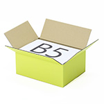 カラーダンボール（黄色）｜宅配60サイズ・底面B5｜ギフトボックス 1