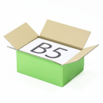 カラーダンボール（黄緑）｜宅配60サイズ・底面B5｜ギフトボックス 1