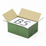 カラーダンボール（緑）｜宅配60サイズ・底面B5｜ギフトボックス 1