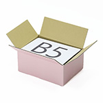 カラーダンボール（ピンク）｜宅配60サイズ・底面B5｜ギフトボックス 1
