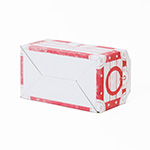 赤色の宝箱ボックス｜シンプルな一色印刷｜宅配便で送れる便利なギフト用段ボール箱 7