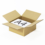 LPレコード対応｜深さ15cm｜3辺合計85cm｜A4用紙も入る｜引越し・通販商品の発送向け | 補助便座の梱包にも 2