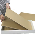 家具の転倒防止対策に便利な段ボール箱（高さ変更・調整可能） 3