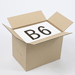 【宅配50サイズ】広告入ダンボール箱 | B6サイズ（エコ材質） 1