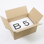 広告入ダンボール箱 | B5サイズ（エコ材質） 1