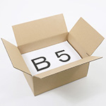広告入ダンボール箱 | B5サイズ（エコ材質） 1
