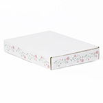 【A6/厚さ3cm】ゆうパケット対応デザインダンボール箱 花のフレーム（ピンク）-6