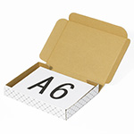 【A6/厚さ3cm】ゆうパケット対応デザインダンボール箱 キルティング-4