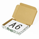 【A6/厚さ3cm】ゆうパケット対応デザインダンボール箱 北欧の森-4