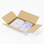 【宅配100サイズ】A3用紙対応 浅型ダンボール箱（白）-3