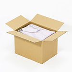 【宅配100サイズ】A4クリアファイル対応ダンボール箱 330×240×240-4