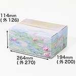 【宅配60サイズ】絵画ダンボール（モネの睡蓮-4）-1