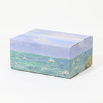 【宅配60サイズ】絵画ダンボール（モネのプールヴィルの断崖の上の散歩）-4