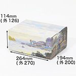 【宅配60サイズ】絵画ダンボール（モネのアルジャントゥイユのセーヌ川）-1