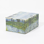 【宅配60サイズ】絵画ダンボール（モネのヴェトゥイユのセーヌ河岸）-3