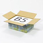 【宅配60サイズ】絵画ダンボール（モネのヴェトゥイユのセーヌ河岸）-6