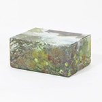 【宅配60サイズ】絵画ダンボール（モネのアルジャントゥイユのモネの家の庭）-4