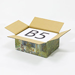 【宅配60サイズ】絵画ダンボール（モネのアルジャントゥイユのモネの家の庭）-6