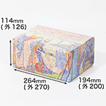 【宅配60サイズ】絵画ダンボール（シニャックのサン・トロペの港）-1